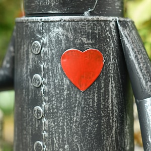 Tin Man Garden Ornament, Metal Garden Decoration, Garden Sculpture afbeelding 6