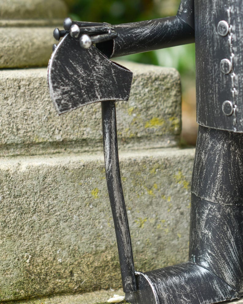 Tin Man Garden Ornament, Metal Garden Decoration, Garden Sculpture afbeelding 4