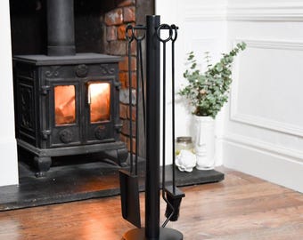 Tall Black Companion Set 76cm