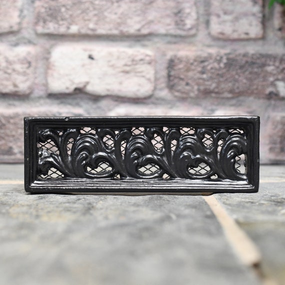 Decorative Black 9 X 3 Cast Iron Air Brick/home - Etsy Canada