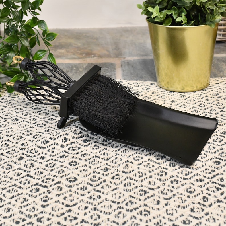 Pan & Brush Set/ Ash Oan and Brush Set/ Fireside Fireplace Etsy UK