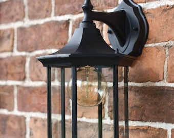 Traditional Top Fix Aluminium Garden Wall Light