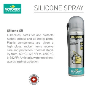 Motorex SILICONE OIL SPRAY 500ml - Made in Switzerland - finest quality product