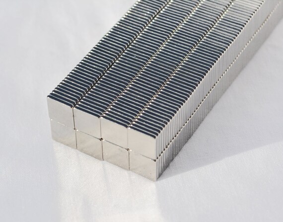 93 50 100 250 pcs sets SQUARE MAGNETS 10mm x 10mm x 1mm STRONG N48 Rare Earth Neodymium