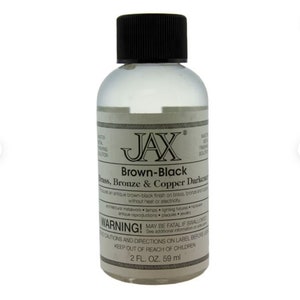 Jax Brown/Black Darkener - Metal Finishing Solution - 2 Ounce…