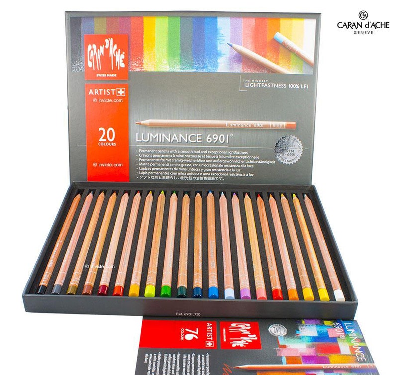 Caran D�Ache Luminance 6901 professional SET of 20 PASTEL