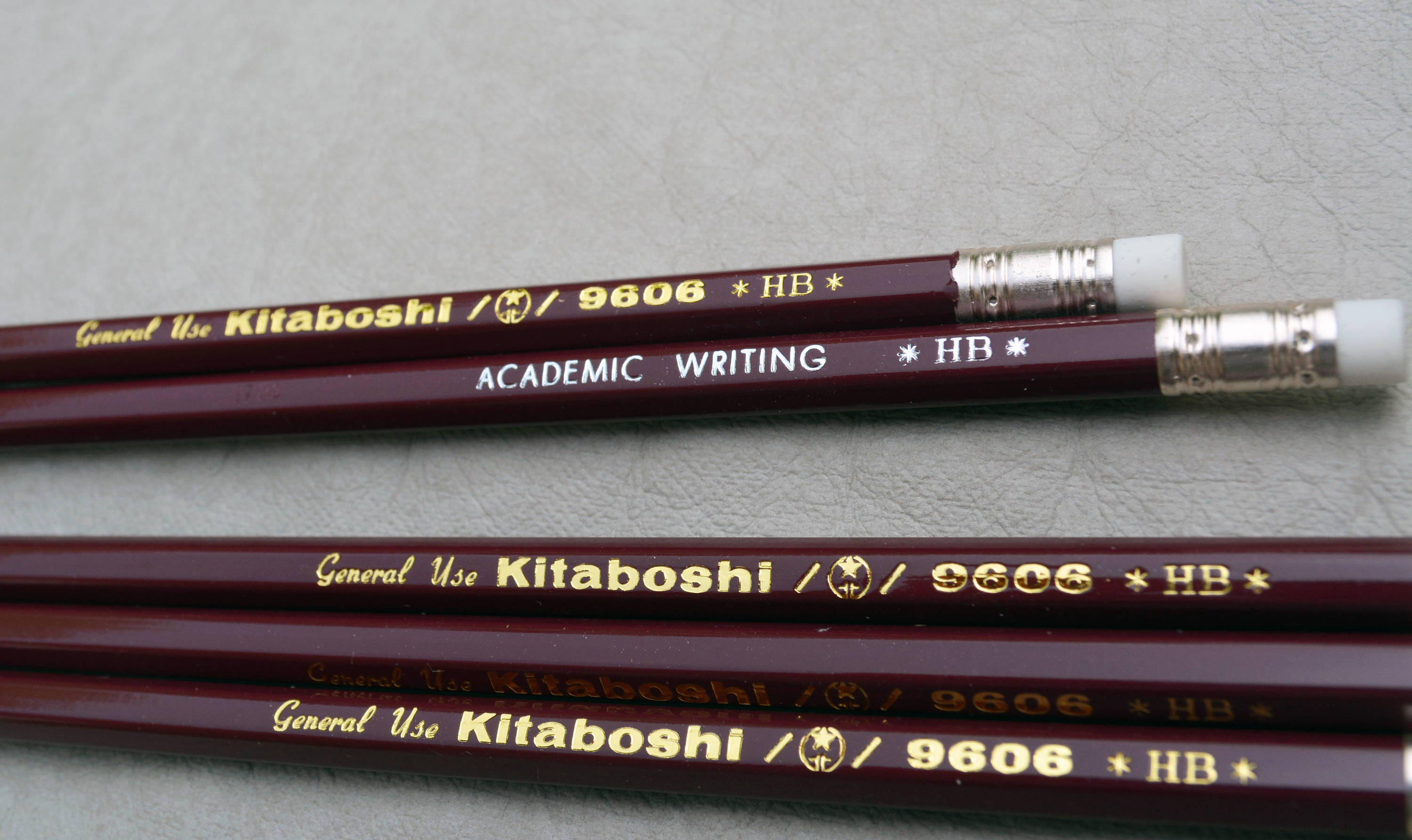 KITABOSHI 9606 academic Writing Pencil HB Made in Japan 