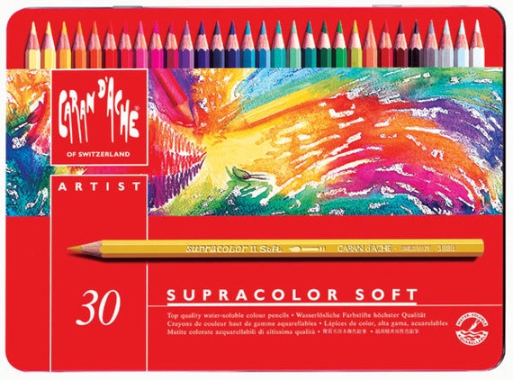 Caran D'ache SUPRACOLOR 12 / 18 / 30 Color Assortment Metal Box Set Made in  Switzerland Finest in the World 