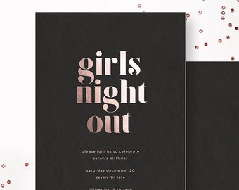 Bachelorette Invites Girls Night Out Ladies Night Out - Etsy