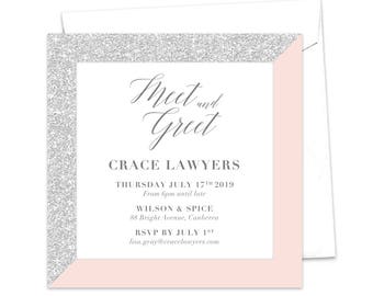 meet and greet work function professional event invitation etsy