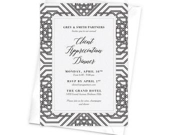 client dinner invitation sinma carpentersdaughter co customer appreciation event invitation