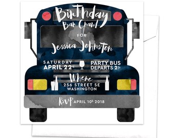 Pub Crawl Invitation Etsy