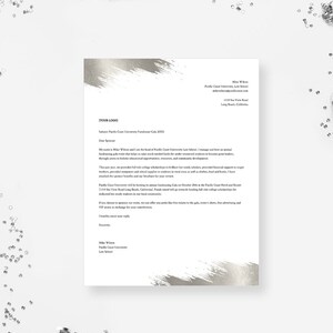May include: A formal letter from Mike Wilson, head of Pacific Coast University Law School, requesting sponsorship for the annual fundraiser gala. The letter details the event's purpose, benefits, and sponsorship opportunities.