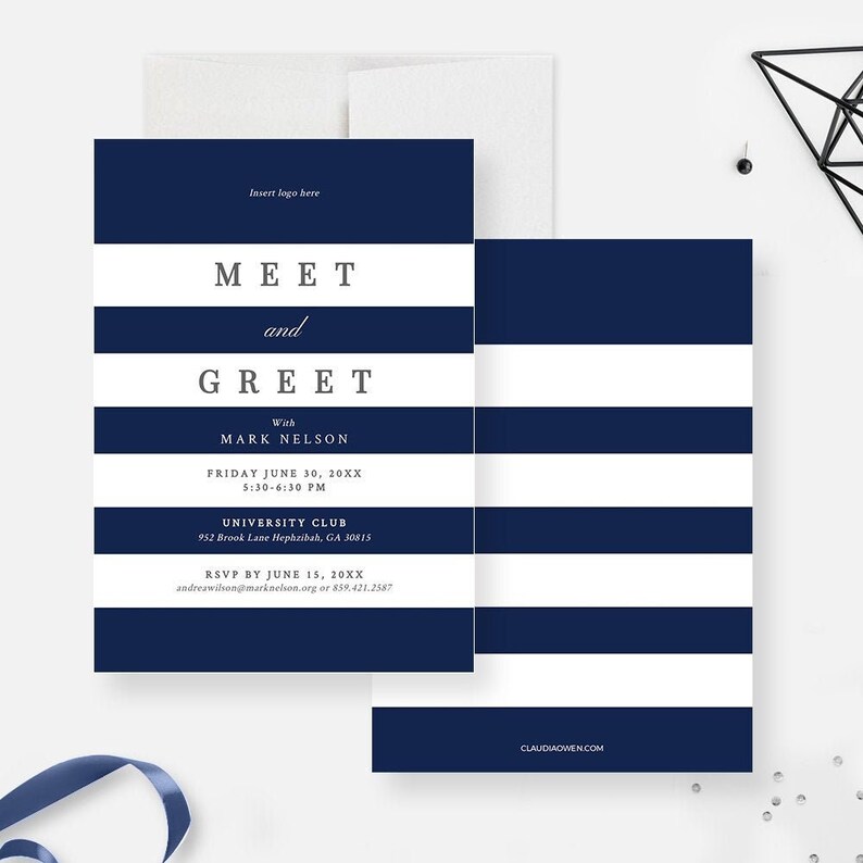 Business Party Invitation Formal Corporate Invite - Etsy