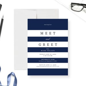 Meet and Greet Invitation Template Business Networking Event Invite Corporate Mixer Instant Download Editable Digital Template