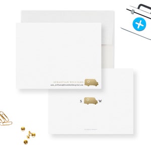 Personalized Medical Stationery, Ambulance Note Cards for EMT and Paramedics Custom Graduation Gifts, Emergency Medical Technician Thank You
