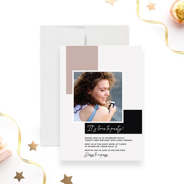Teen Invitation - Etsy