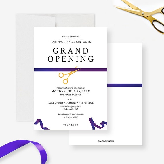 grand opening ceremony Template