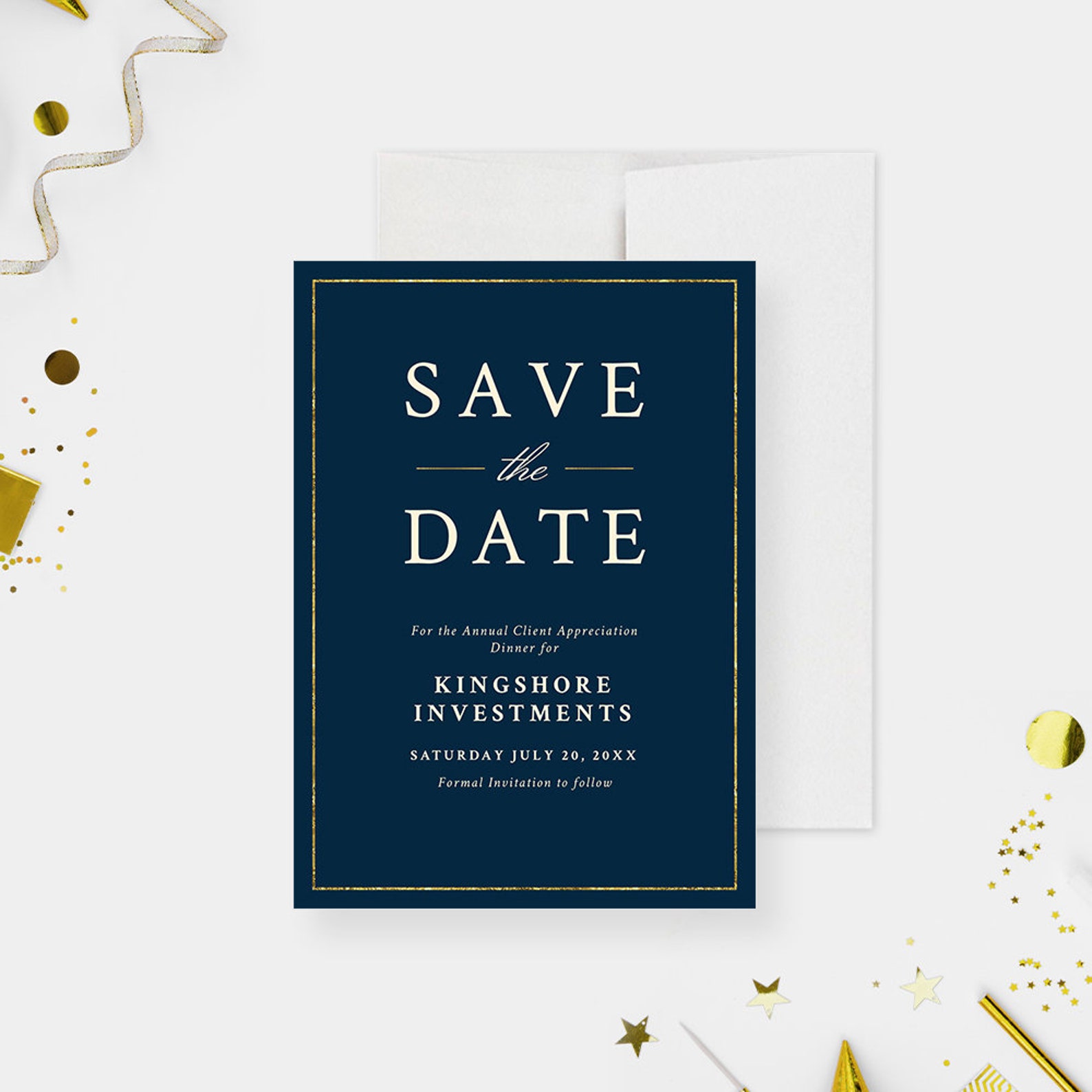 Corporate Dinner Party Invitation, Professional Event Invite, Elegant ...