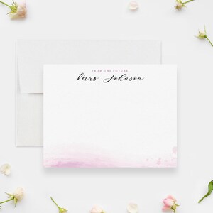 Ensemble de cartes de correspondance personnalisées pour mariée de la future Mme Papeterie de mariée personnalisée, cadeau pour une fête de fiançailles, une douche de mariage ou une future mariée