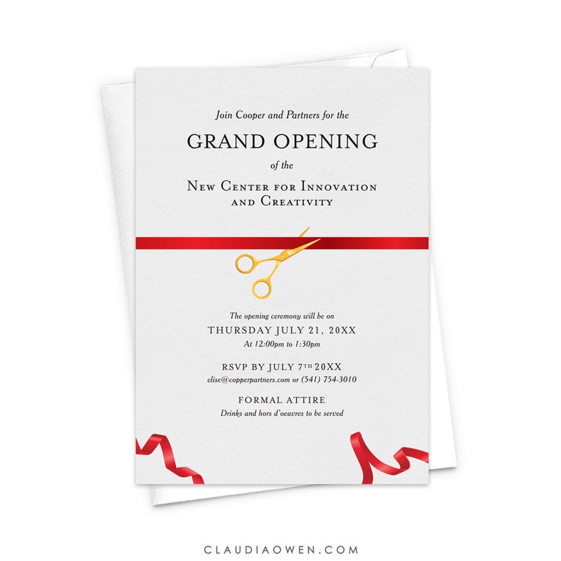 Ribbon Cutting Ceremony Launch Party New Business Opening Etsy