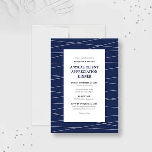 Business Anniversary Invitation Editable Template, Corporate Invitation Printable Digital Download, Work Party Gala Invitation