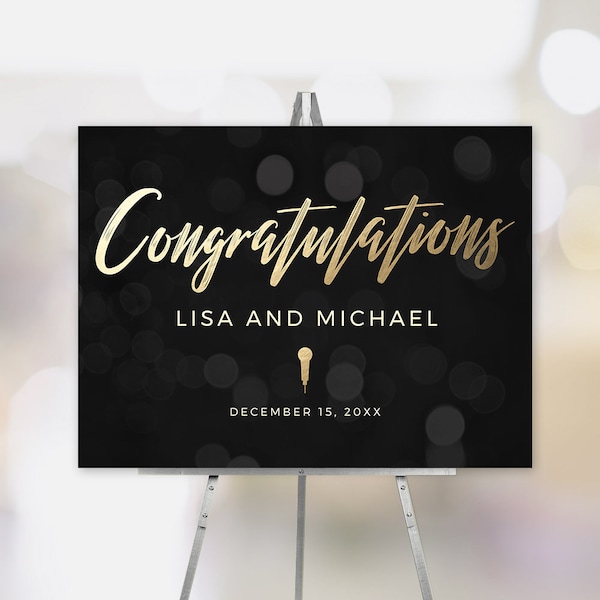 Congrats Sign - Etsy