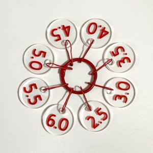 Crochet Hook Markers, Set of 8