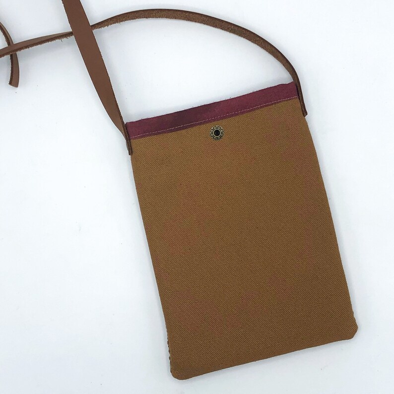 wool mini bag handwoven Cell phone bag Sakiori Small crossbody bag small purse