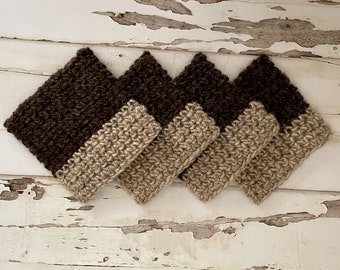 Rustic Natural Churro Wool Coasters