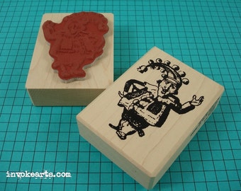 Punch Stamp / Invoke Arts Collage Rubber Stamps