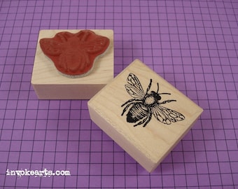 Honey Bee Stamp / Invoke Arts Collage Rubber Stamps