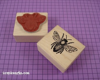 Honey Bee Stamp / Invoke Arts Collage Rubber Stamps