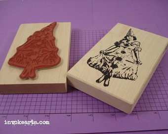 Poceline Stamp / Invoke Arts Collage Rubber Stamps