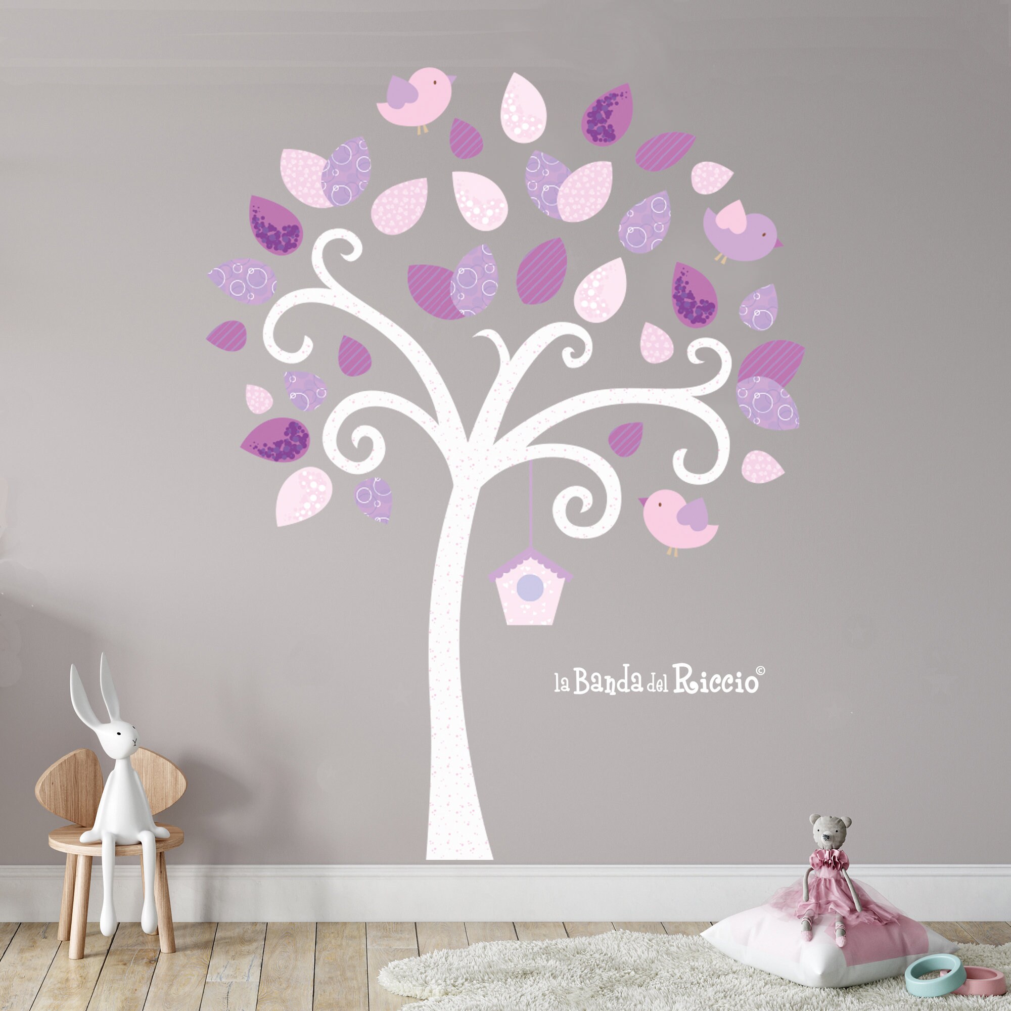 Wall Decal Tree Baby Wall Decal Nursery wall decal Wall Etsy