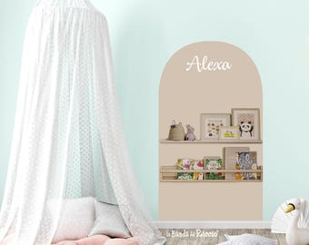 Boho Bow United, autocollant nœud pour chambre d'enfant, sticker mural nœud pour enfants, autocollant nœud, amovible.