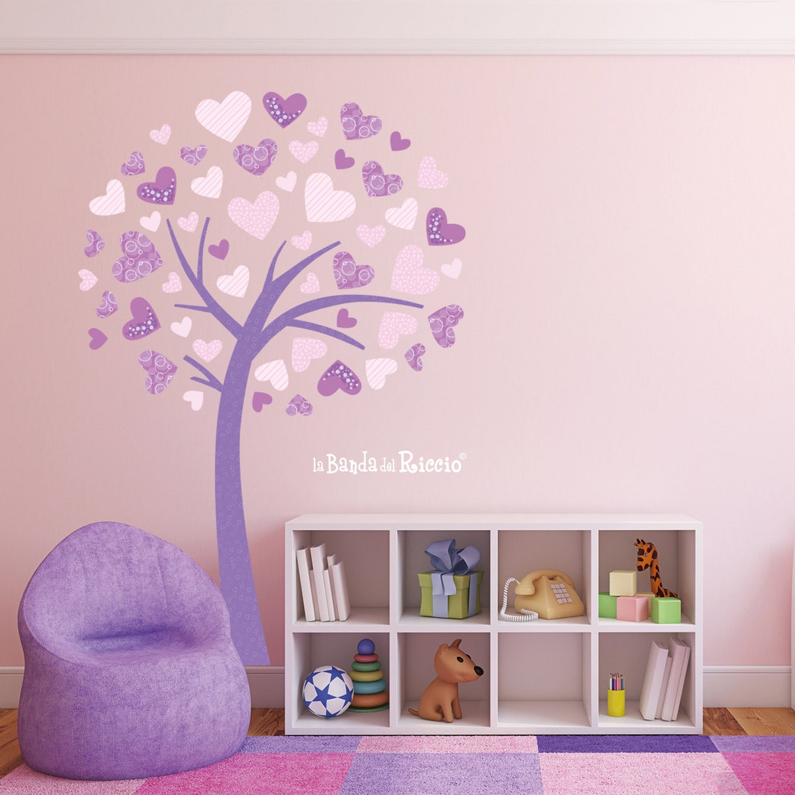 Decalmile Adesivi Murali Albero Grande Adesivi Da Parete Foglie Verde Uccelli Decorazione Murale Camerette Bambini Camera Da Letto Soggiorno