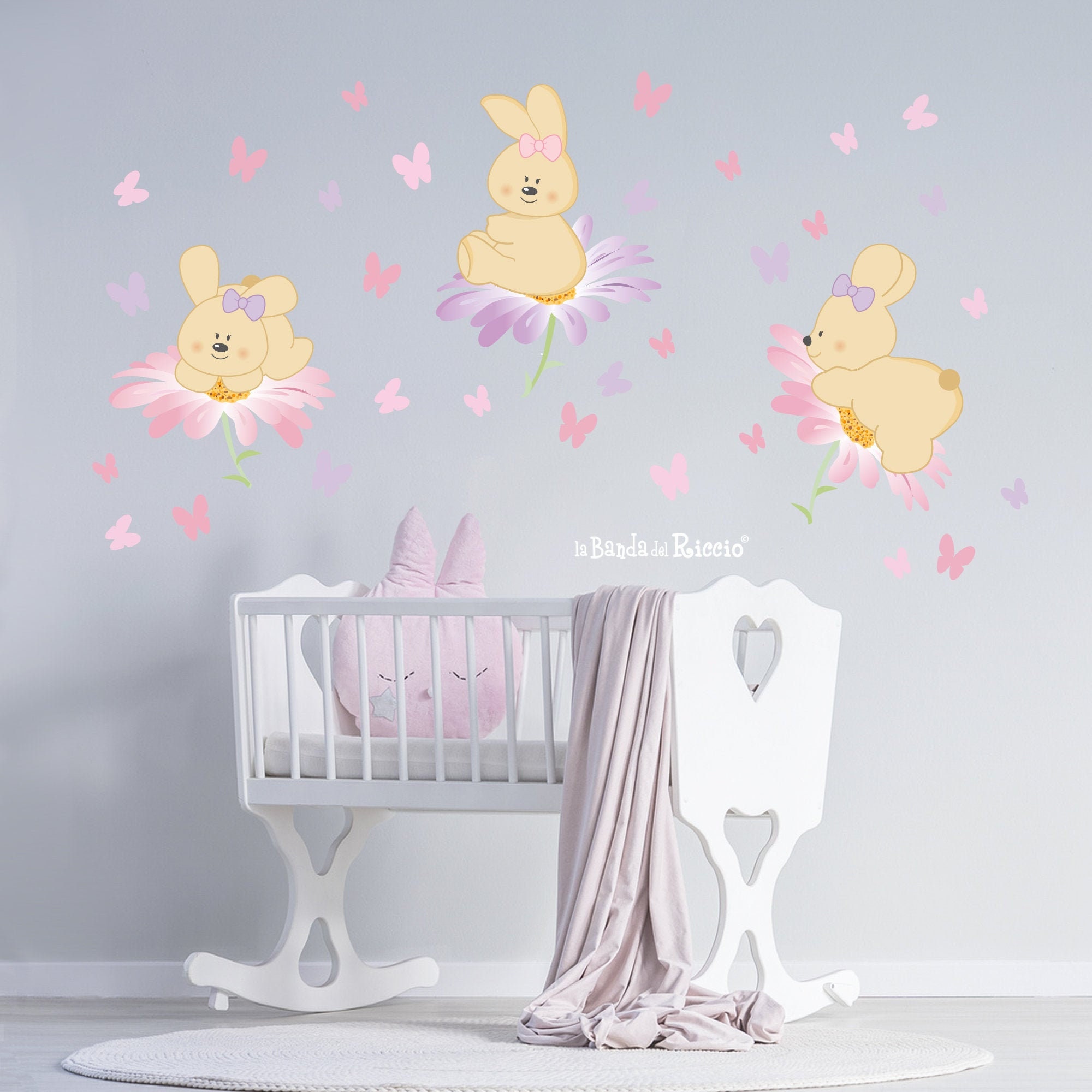 Wall decals Girls Wall stickers Baby Nursery Room Decor Etsy
