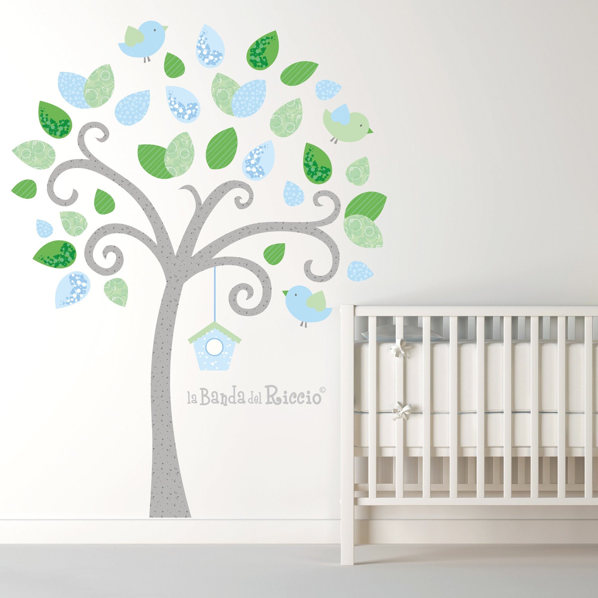 Wall Decal Tree Baby Wall Decal Nursery wall decal Wall Etsy