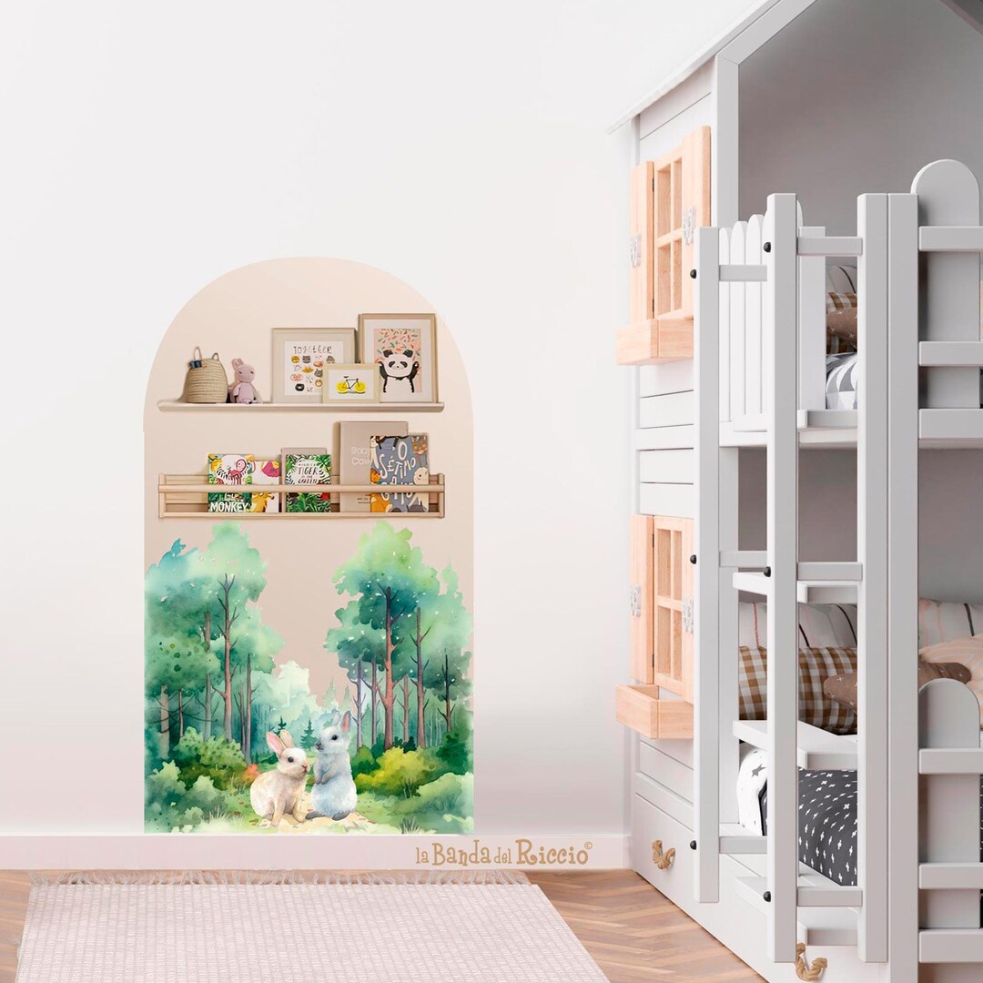 Nursery Arch Decal, Arch Wall Decal, Kids Arch Wall Sticker, Arch Decal ...