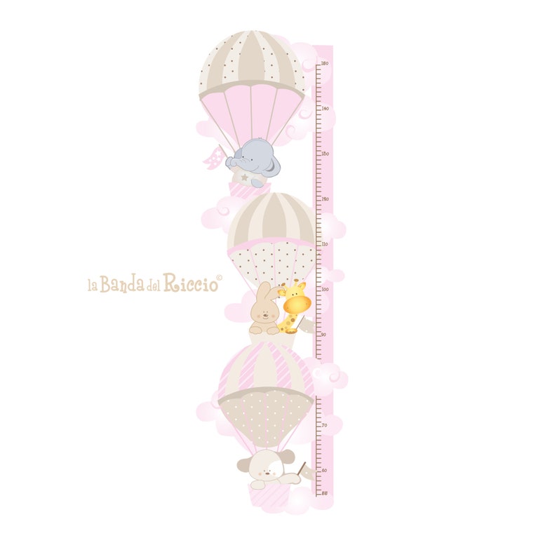 Specchio Metro Crescita Bambini - Lavagna Magnetica Con Righello Per Misurare L'altezza - Foto 3