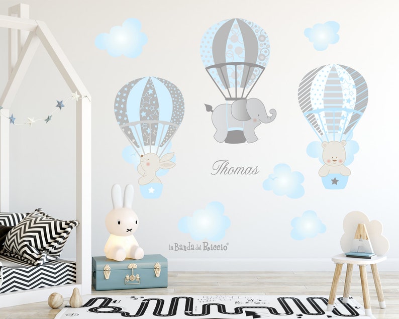 Adesivi Murali Treno Con Animali DECOWALL - Decorazione Per Cameretta Bambini - Foto 3