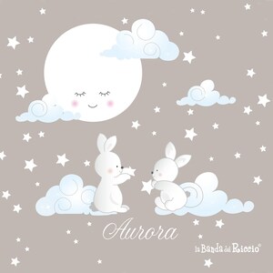 Wall decals, kids wall stickers, baby nursery room decor, baby wall stickers Moonlight image 4