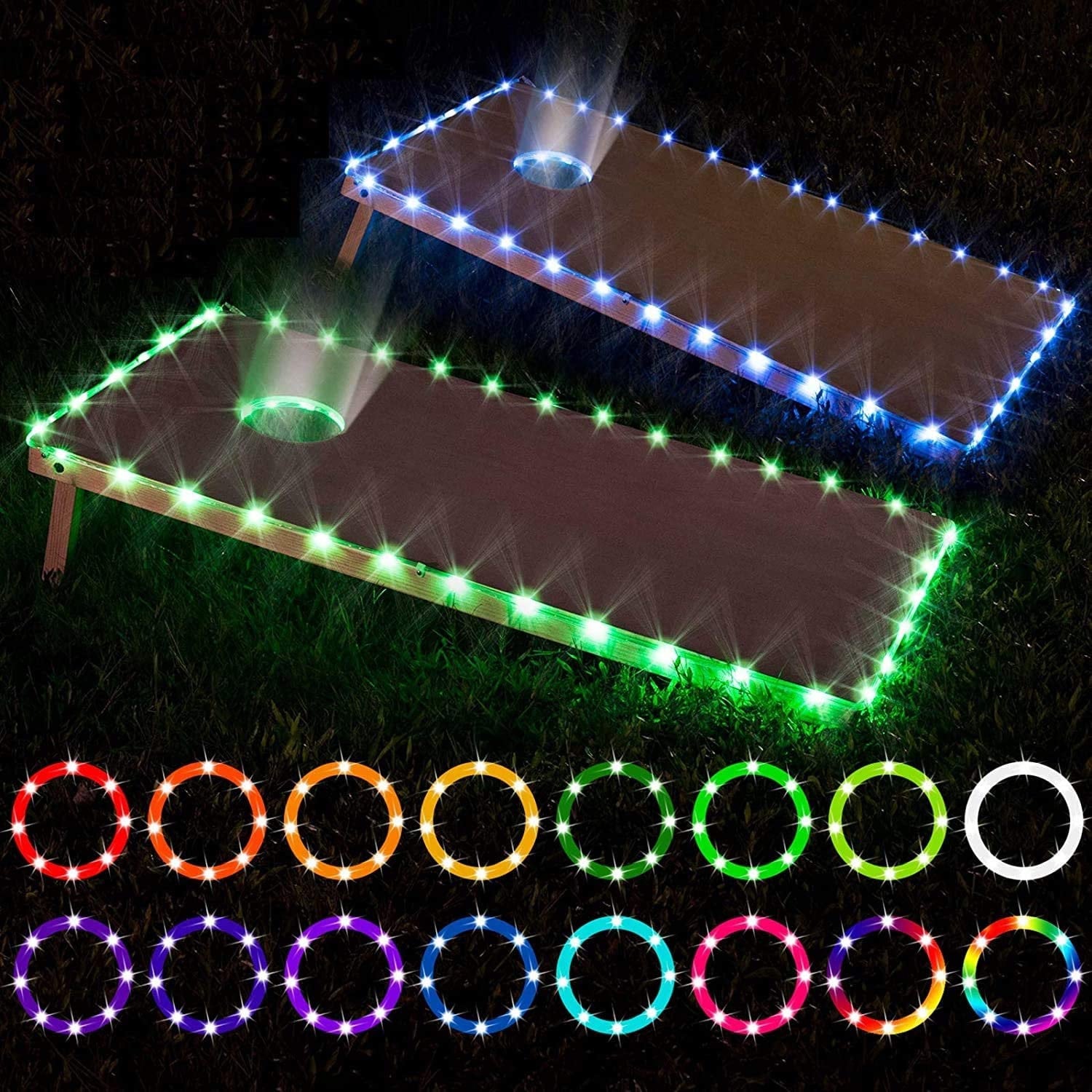 Cornhole FULL BOARD LED Light Kits Etsy UK