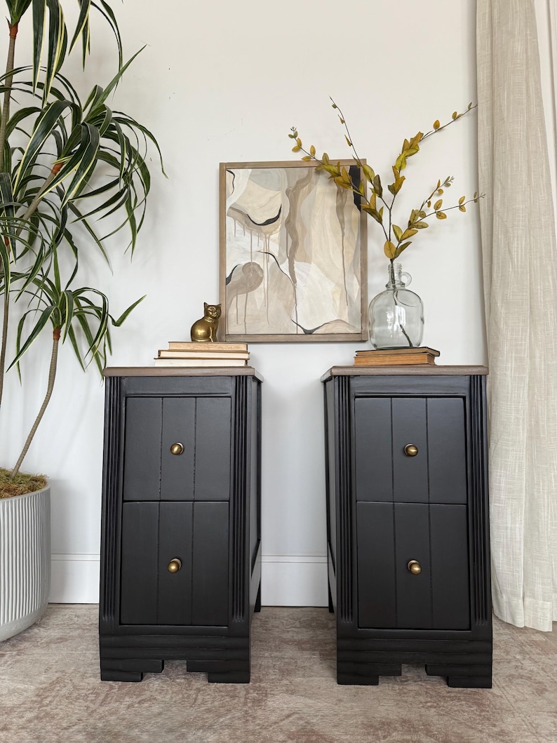 SOLD!! Set of Nightstands/ Pair of Endtables - Etsy