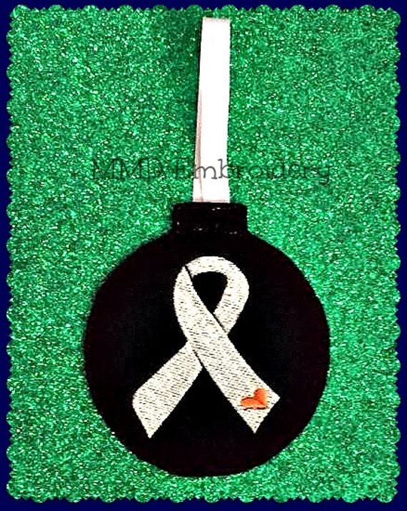 Awareness Ribbon Puzzle Piece Felt Ornament Machine Etsy