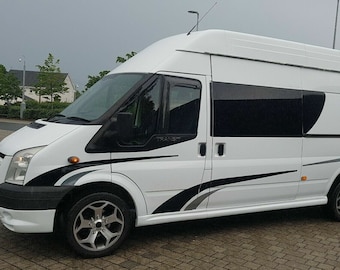 Transit-camper Grafische kit voor campers