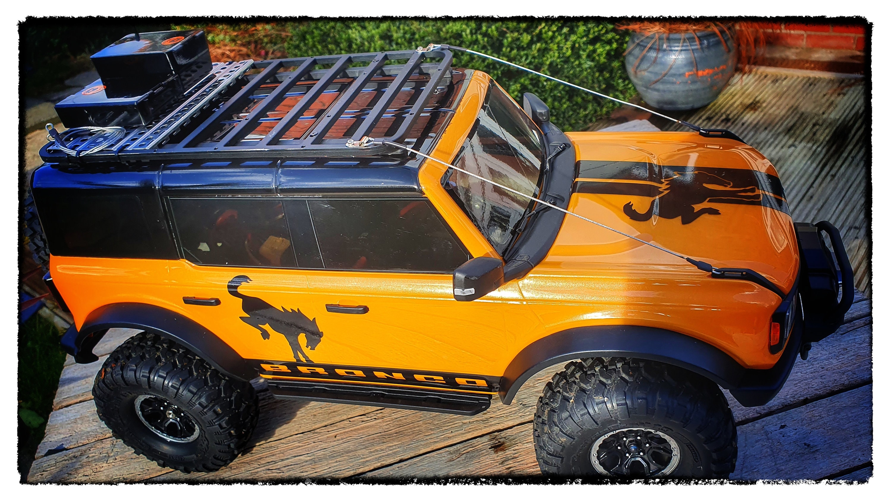 1/10 TRX-4 Bronco 2021 Compatible RC Crawler Custom Side/hood