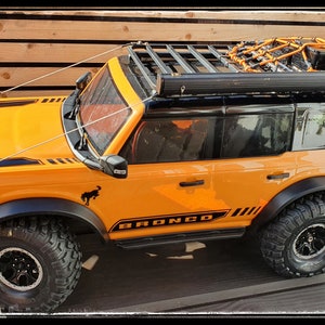 1/10 TRX-4 Bronco 2021 compatible RC Crawler Custom Side/Hood Graphics no.5