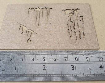 Verwering effect Airbrush stencil tool voor schaalmodellen RC tank vliegtuigen auto's